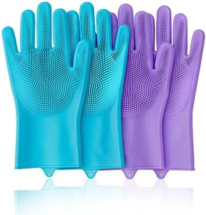 Premium Silicone Cleaning Gloves (Random color)