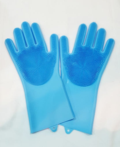Premium Silicone Cleaning Gloves (Random color)