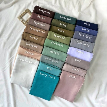 Premium Georgette Hijab Scarf Set