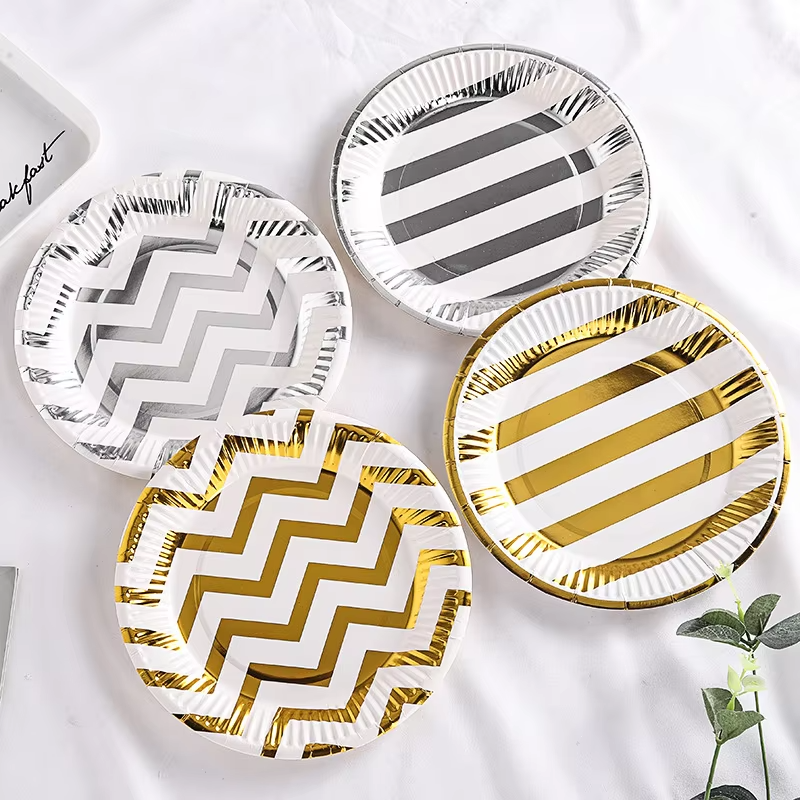 10 Pcs Birthday Cake Plates