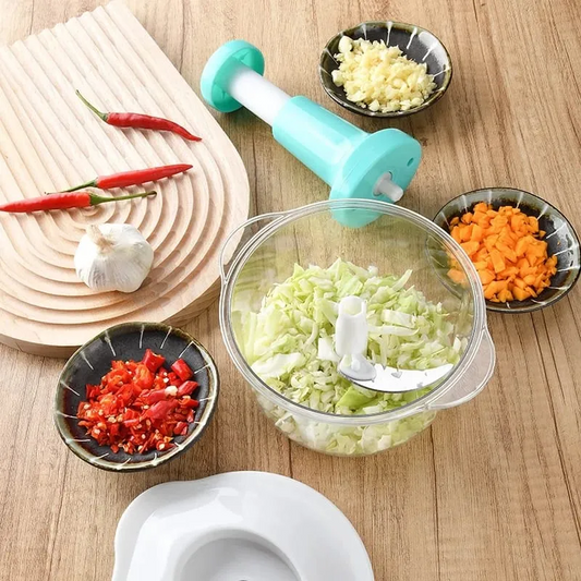 1.5L Push Chopper | Hand Press Manual Push Chopper for multiple purpose