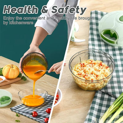 Portable Manual  Food Chopper 500ml