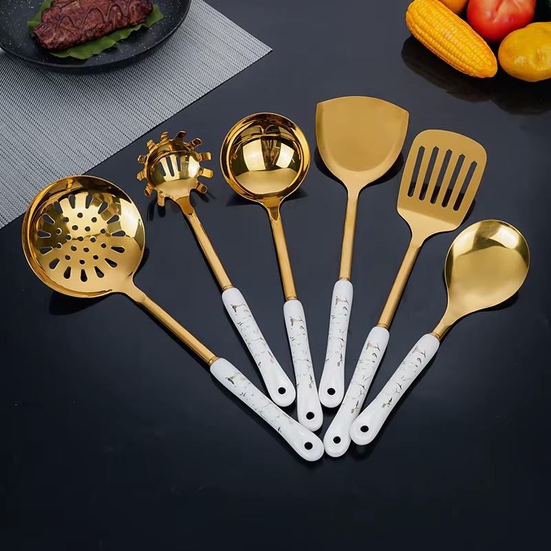 Nordic Kitchen Utensils 7 PCS Ceramic Stainless Steel