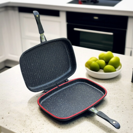 Double Sided Grill Pan 36cm(Black)