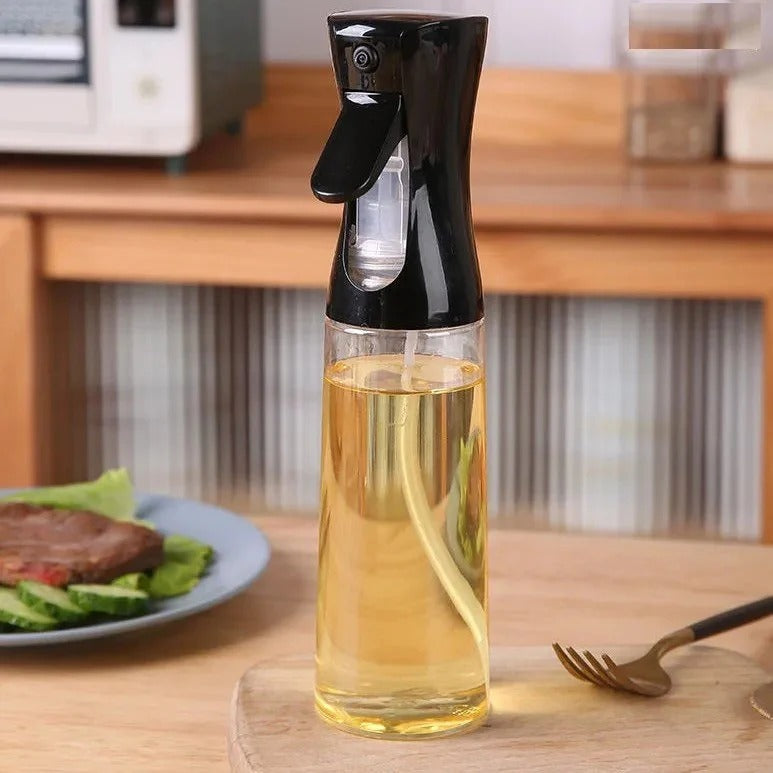 Portable Oil Spray Bottle Oil Dispenser (Black)