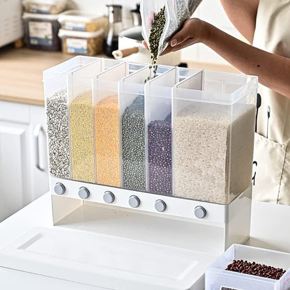 6 in 1 Wall Mounted Rice Dispenser box