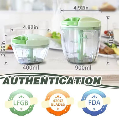 Portable Manual  Food Chopper 500ml
