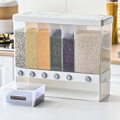 6 in 1 Wall Mounted Rice Dispenser box