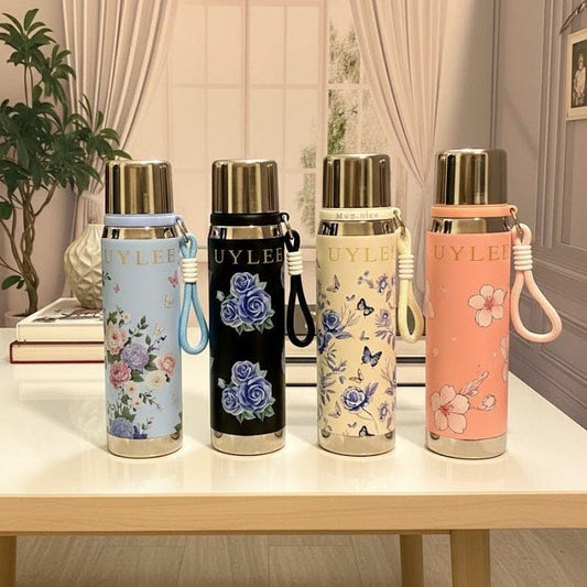 Vacuum Insulated Printed Bottle 700ML (Random color)