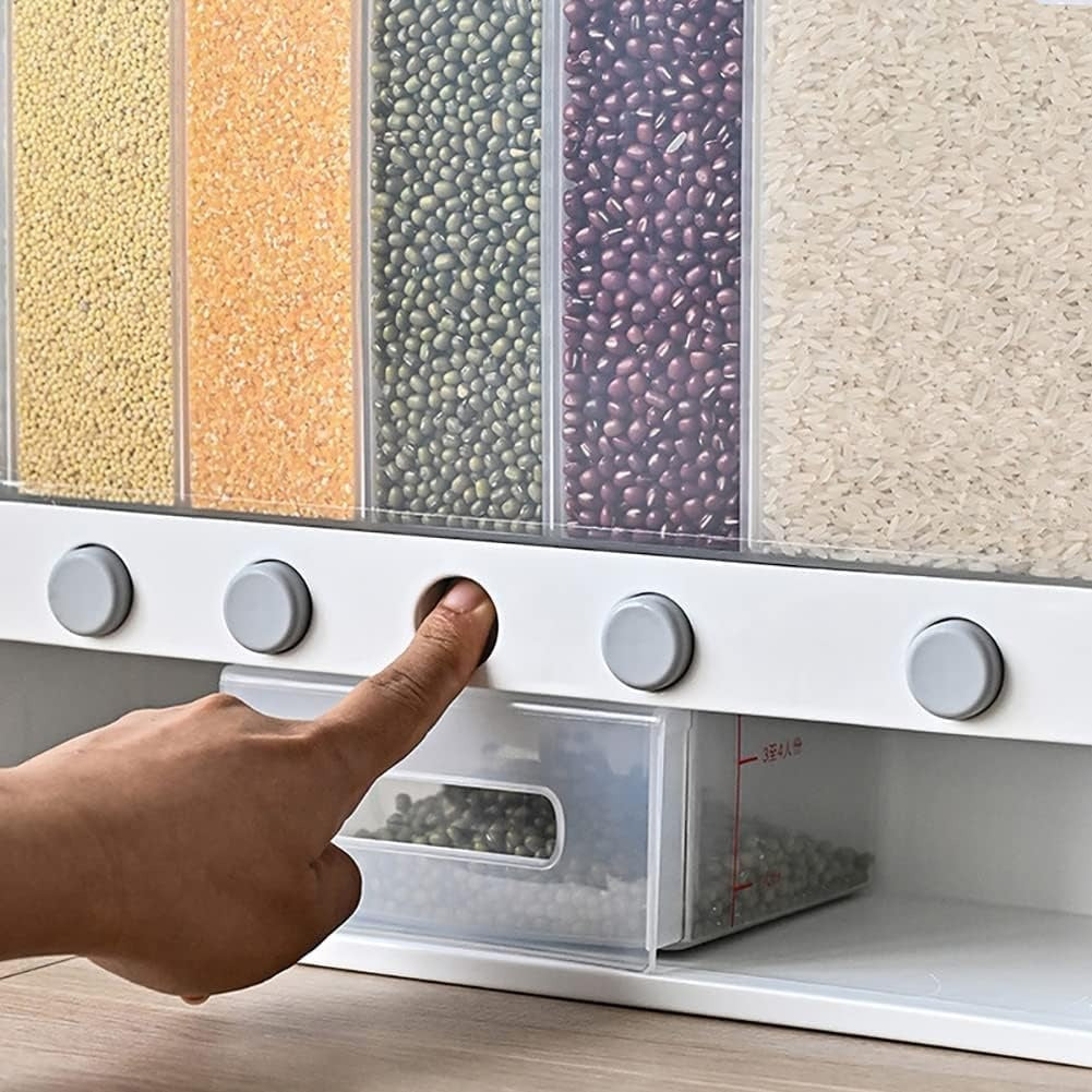 6 in 1 Wall Mounted Rice Dispenser box