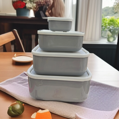 Airtight 4 Pcs Bowl Set ( random color)