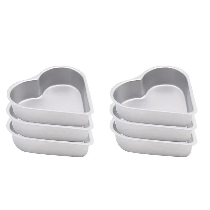 Jelly Mold Mini 6 Pcs Heart Shapes