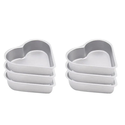 Jelly Mold Mini 6 Pcs Heart Shapes