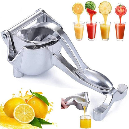 Stainless Steel Manual Citrus Juicer – Heavy Duty Lemon & Orange Hand Squeezer