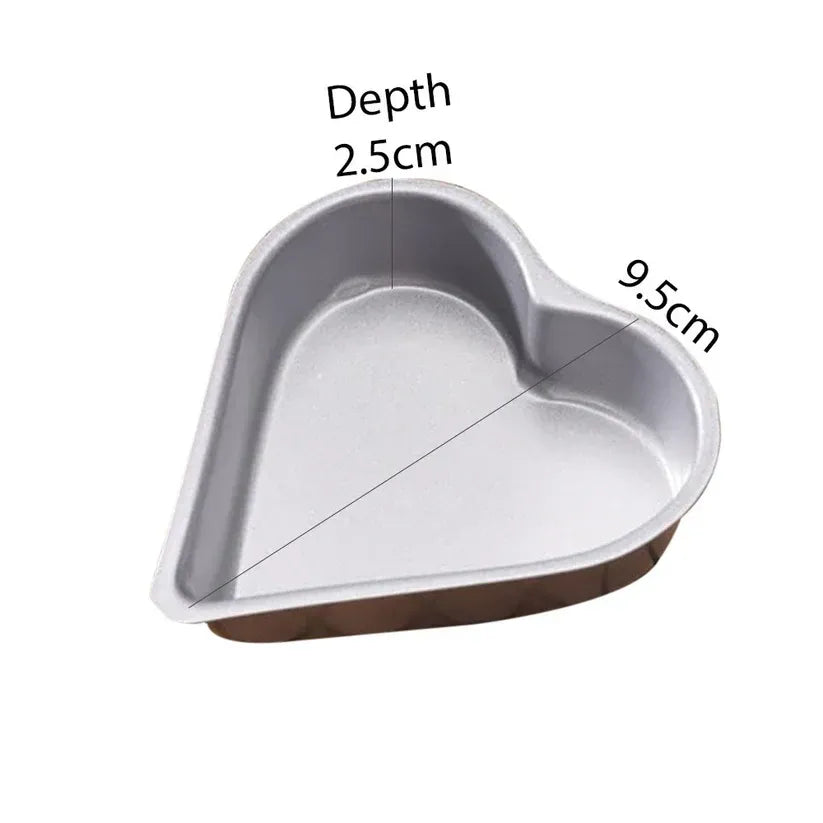 Jelly Mold Mini 6 Pcs Heart Shapes