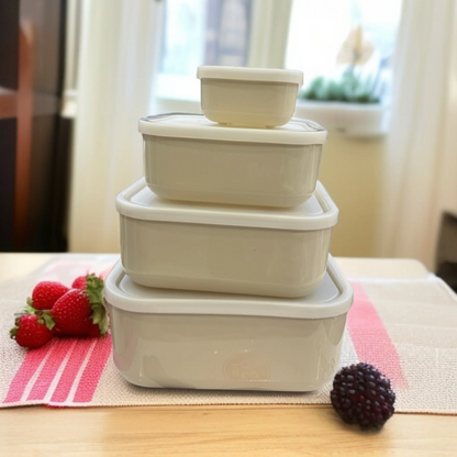 Airtight 4 Pcs Bowl Set ( random color)